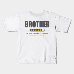 Five Stars Brother Kids T-Shirt